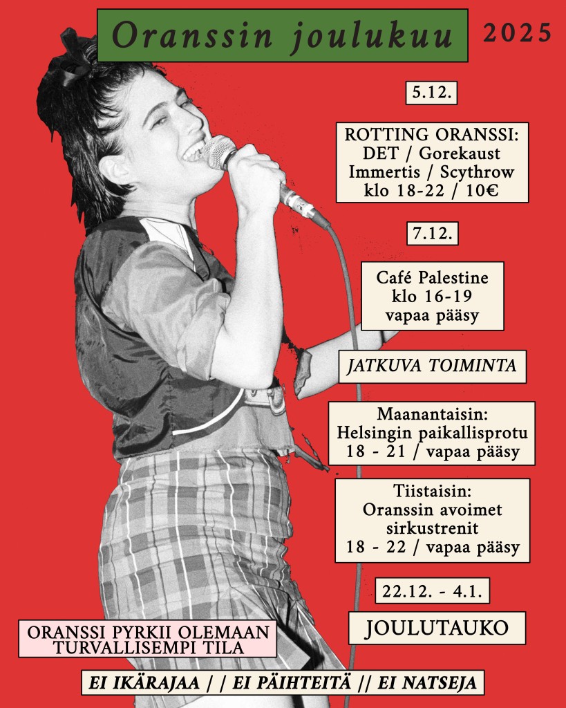 Oranssin joulukuu 2025